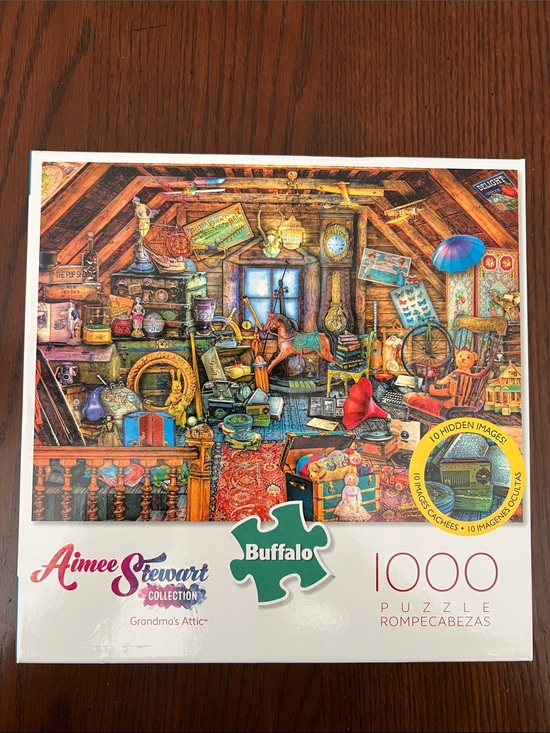 Buffalo Games Other - Aimee Stewart Buffalo Games Grandma’s Attic 1000 pc Puzzle